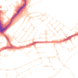 Daytime road noise heatmap for BS3 4PN