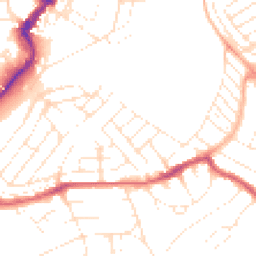 Daytime road noise heatmap for BS3 4QJ