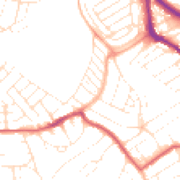 Daytime road noise heatmap for BS3 4SP