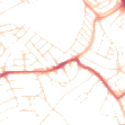 Daytime road noise heatmap for BS3 5AJ