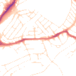Daytime road noise heatmap for BS3 5AR