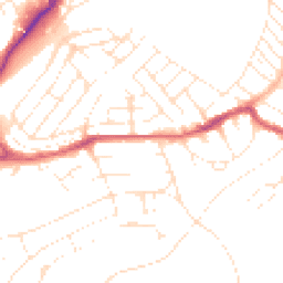 Daytime road noise heatmap for BS3 5AT