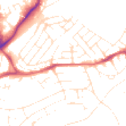 Daytime road noise heatmap for BS3 5AU