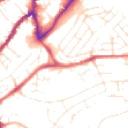 Daytime road noise heatmap for BS3 5BA