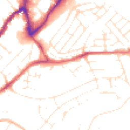 Daytime road noise heatmap for BS3 5BH