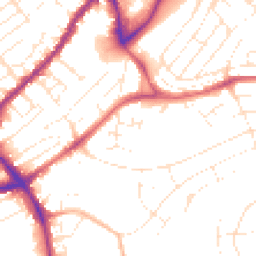 Daytime road noise heatmap for BS3 5DR