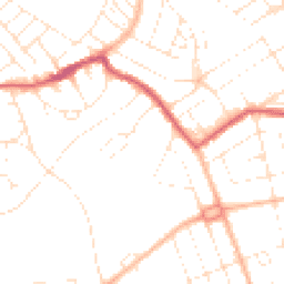 Daytime road noise heatmap for BS3 5EA