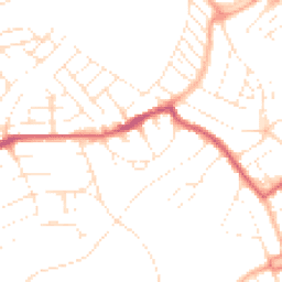 Daytime road noise heatmap for BS3 5EW