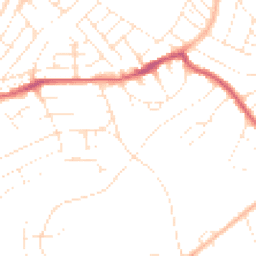 Daytime road noise heatmap for BS3 5HF