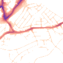 Daytime road noise heatmap for BS3 5HN