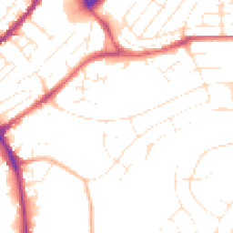 Daytime road noise heatmap for BS3 5LD