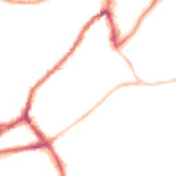 Night-time road noise heatmap for BS3 5ND