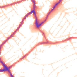 Daytime road noise heatmap for BS3 5PB