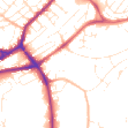 Daytime road noise heatmap for BS3 5QL