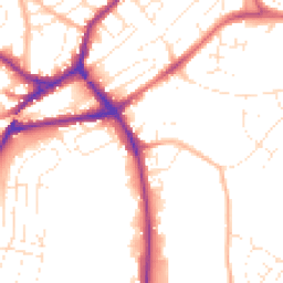 Daytime road noise heatmap for BS3 5QQ