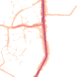 Daytime road noise heatmap for BS30 5AA