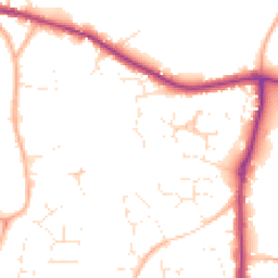 Daytime road noise heatmap for BS30 5BB