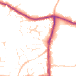 Daytime road noise heatmap for BS30 5FW