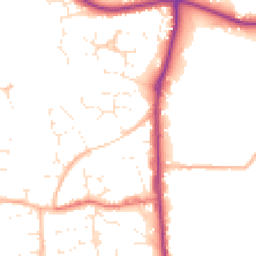 Daytime road noise heatmap for BS30 5JS
