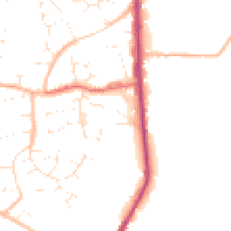 Daytime road noise heatmap for BS30 5LA