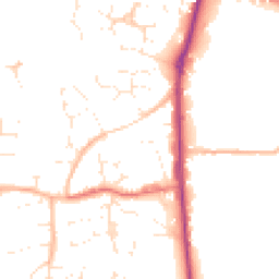 Daytime road noise heatmap for BS30 5LF