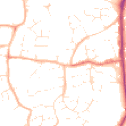 Daytime road noise heatmap for BS30 5LG