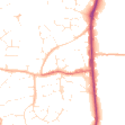 Daytime road noise heatmap for BS30 5LH