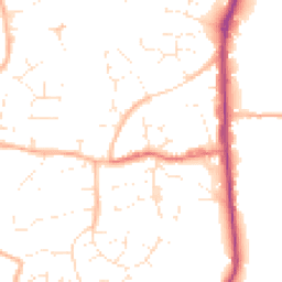 Daytime road noise heatmap for BS30 5LL