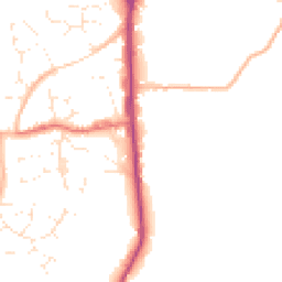 Daytime road noise heatmap for BS30 5NJ
