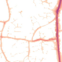 Daytime road noise heatmap for BS30 5NP