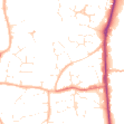 Daytime road noise heatmap for BS30 5NT