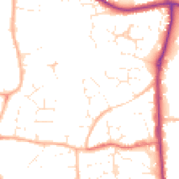 Daytime road noise heatmap for BS30 5NU
