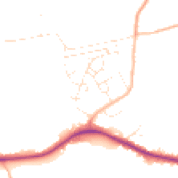 Daytime road noise heatmap for BS30 5QA