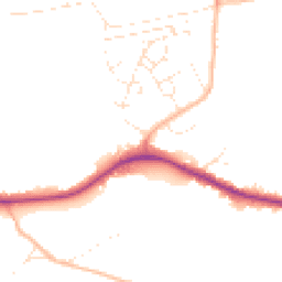 Daytime road noise heatmap for BS30 5QN