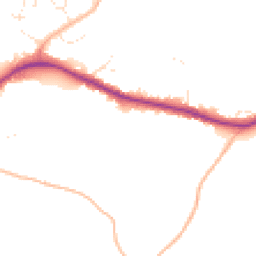 Daytime road noise heatmap for BS30 5RG