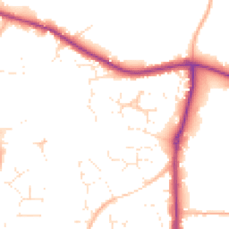 Daytime road noise heatmap for BS30 5WE