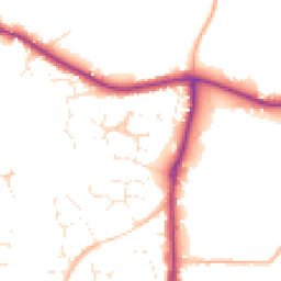 Daytime road noise heatmap for BS30 5XY