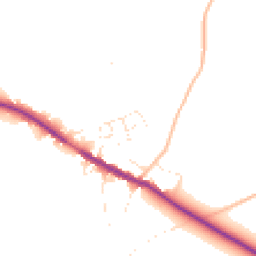 Daytime road noise heatmap for BS30 6AE