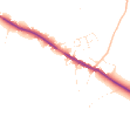 Daytime road noise heatmap for BS30 6AT
