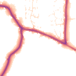 Daytime road noise heatmap for BS30 6EE