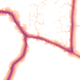 Daytime road noise heatmap for BS30 6EF