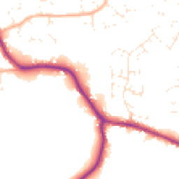 Daytime road noise heatmap for BS30 6ET
