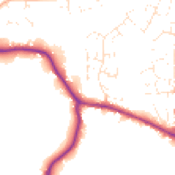 Daytime road noise heatmap for BS30 6HB