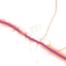 Daytime road noise heatmap for BS30 6HJ