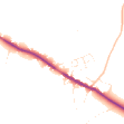 Daytime road noise heatmap for BS30 6HY