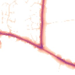 Daytime road noise heatmap for BS30 6JB