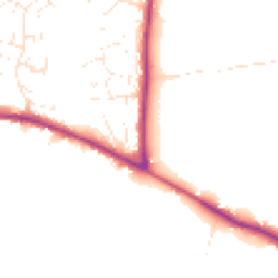 Daytime road noise heatmap for BS30 6JD