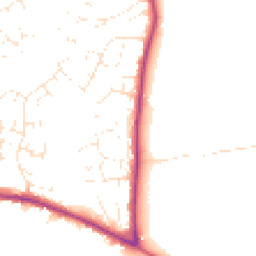 Daytime road noise heatmap for BS30 6JS
