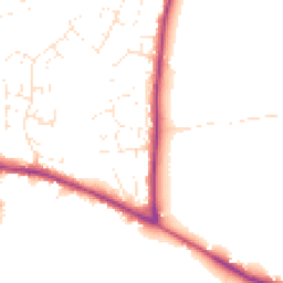 Daytime road noise heatmap for BS30 6JW