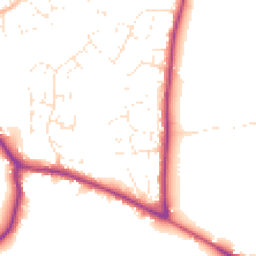 Daytime road noise heatmap for BS30 6JX